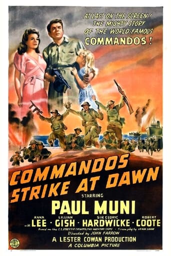 Poster of Commandos Strike at Dawn