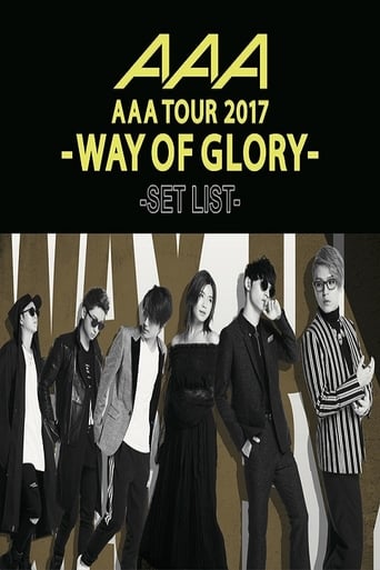 Poster of AAA DOME TOUR 2017 -WAY OF GLORY-