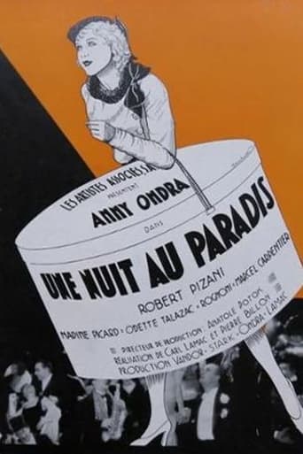 Poster of Une nuit au paradis