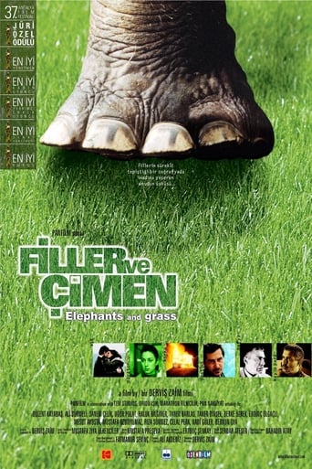 Poster of Elephants and Grass