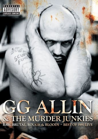 Poster of GG Allin & The Murder Junkies - Raw, Brutal, Rough & Bloody - The Best of 1991 Live