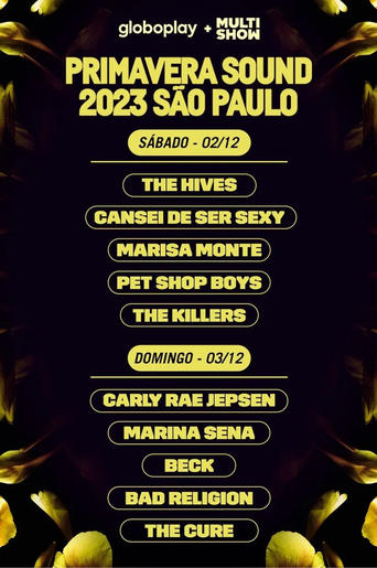 Poster of The Killers - Primavera Sound São Paulo 2023