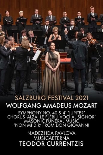 Poster of Salzburg Festival 2021: Currentzis conducts Mozart