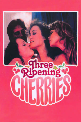 Poster of Three Ripening Cherries