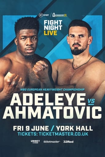 Poster of David Adeleye vs. Emir Ahmatovic