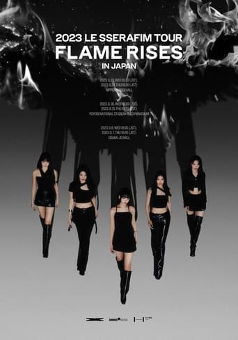 Poster of 2023 LE SSERAFIM TOUR 'FLAME RISES' IN JAPAN