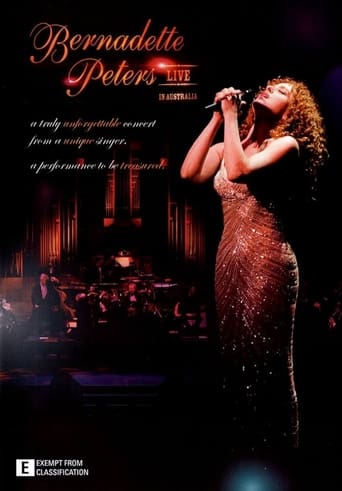 Poster of Bernadette Peters: Live in Australia