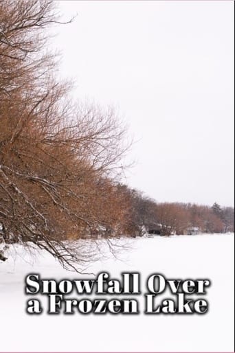 Poster of Snowfall Over a Frozen Lake