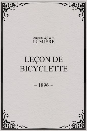 Poster of Leçon de bicyclette