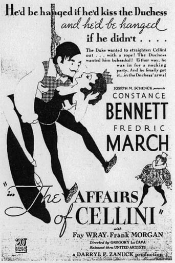 Poster of The Affairs of Cellini