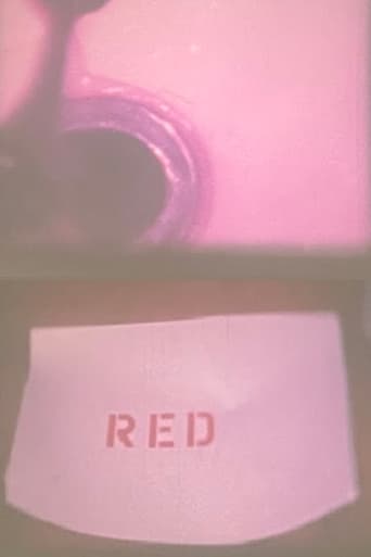 Poster of Red in Blue Letters