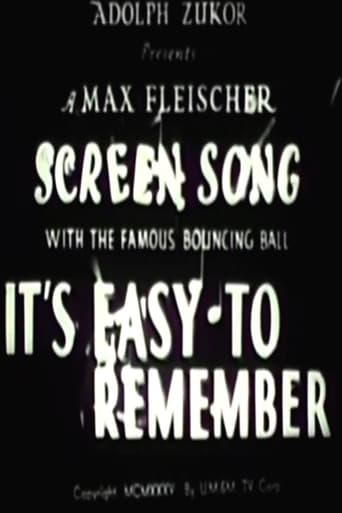 Poster of It's Easy to Remember