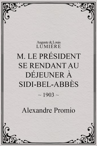 Poster of M. le président se rendant au déjeuner à Sidi-Bel-Abbès