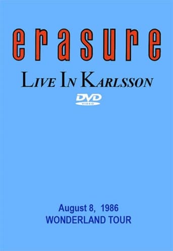 Poster of Erasure: Live at Karlsson