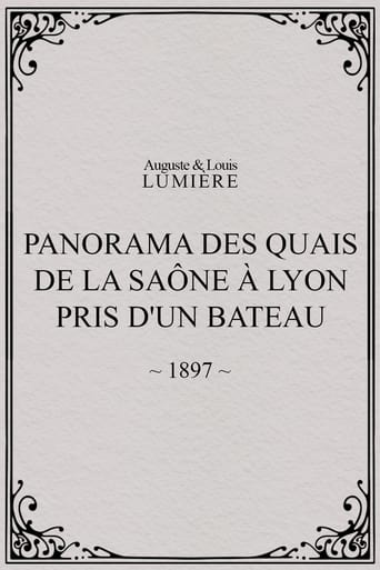 Poster of Panorama des quais de la Saône à Lyon pris d'un bateau