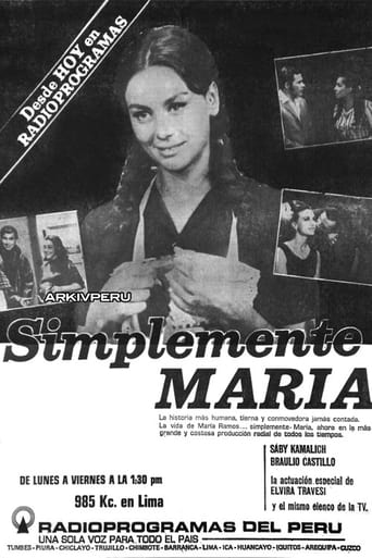 Poster of Simplemente María