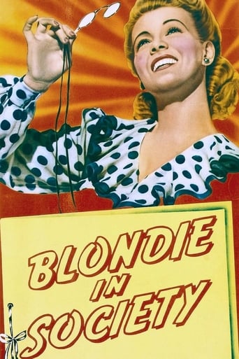 Poster of Blondie in Society