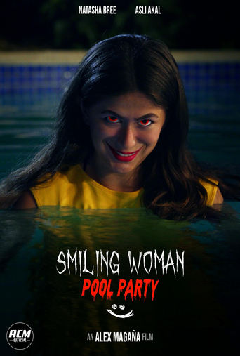 Poster of Smiling Woman Pool Party