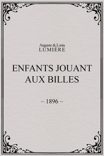 Poster of Enfants jouant aux billes