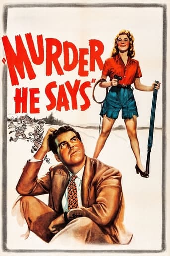 Poster of Murder, He Says