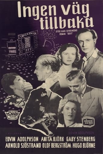 Poster of Ingen väg tillbaka