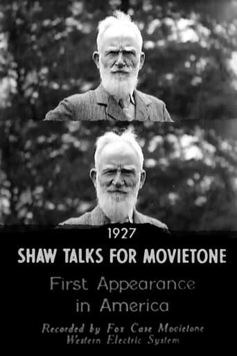 Poster of Shaw Talks for Movietone News