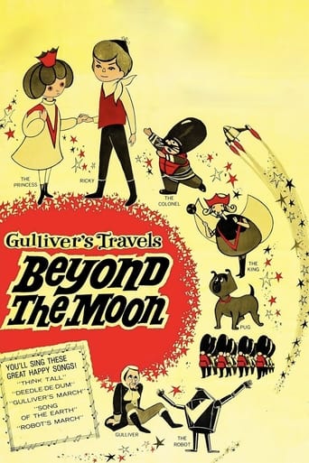 Poster of Gulliver's Travels Beyond the Moon