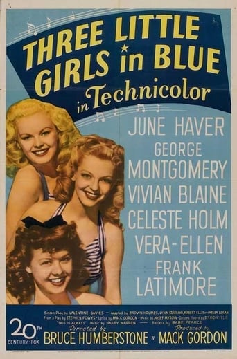 Poster of Three Little Girls in Blue