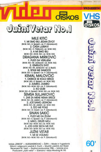 Poster of Juzni Vetar - Turneja 1986. godine NO.01