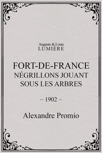 Poster of Fort-de-France : négrillons jouant sous les arbres