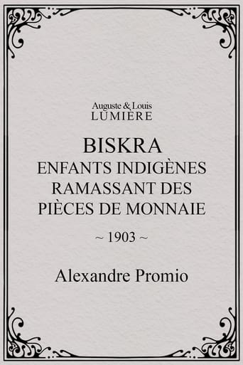 Poster of Biskra : enfants indigènes ramassant des pièces de monnaie