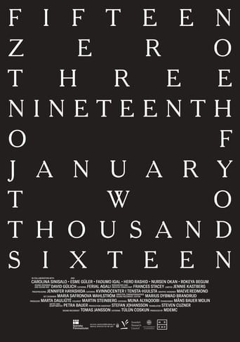 Poster of fifteen zero three nineteenth of january two thousand sixteen