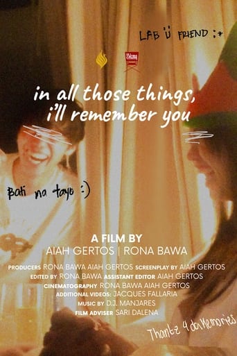 Poster of In All Those Things I'll Remember You