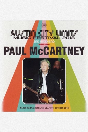 Poster of Paul McCartney: Live at Austin City Limits Music Festival, 2018