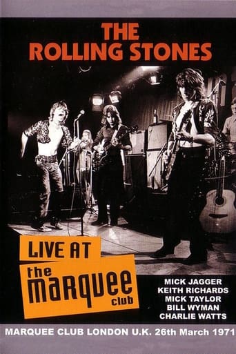 Poster of The Rolling Stones: The Marquee Club 1971