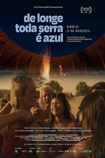 Poster of De longe toda serra é azul