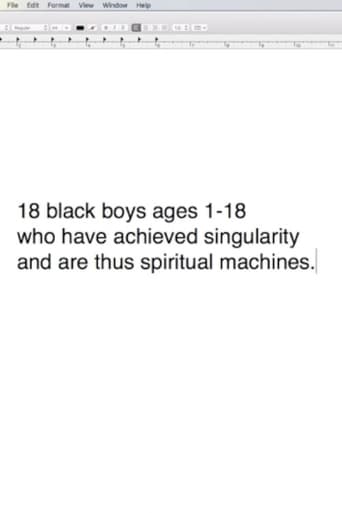 Poster of 18 Black Boys Ages 1-18 Who Have Arrived at the Singularity and are Thus Spiritual Machines: $1 in an edition of $97 Quadrillion