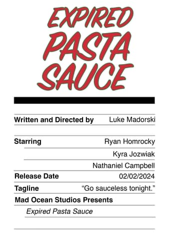 Poster of Expired Pasta Sauce