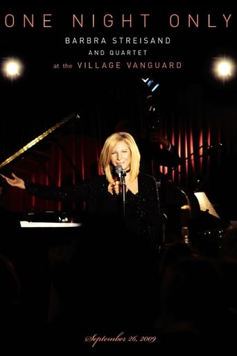 Poster of Barbra Streisand and Quartet at the Village Vanguard: One Night Only