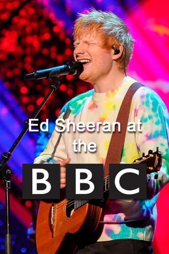 Poster of Ed Sheeran at the BBC