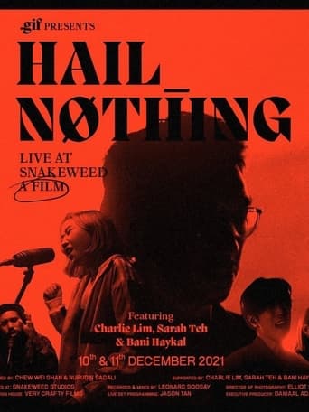 Poster of Hail Nothing: Live at Snakeweed