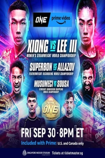 Poster of ONE on Prime Video 2: Xiong vs. Lee III