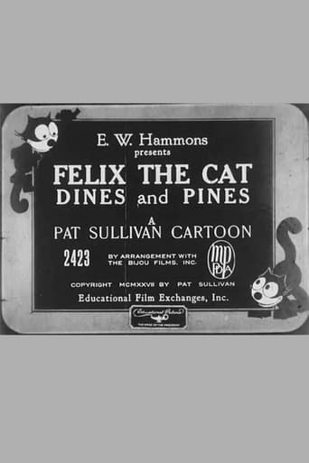 Poster of Felix the Cat Dines and Pines