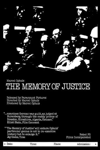 Poster of The Memory of Justice