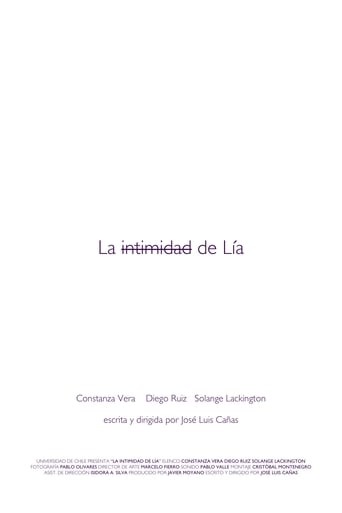 Poster of La intimidad de Lía