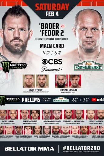 Poster of Bellator 290: Bader vs. Fedor 2