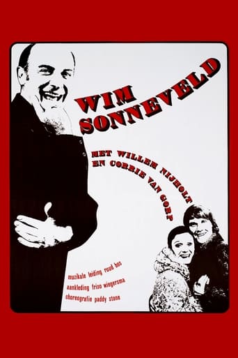 Poster of Wim Sonneveld with Willem Nijholt and Corrie van Gorp