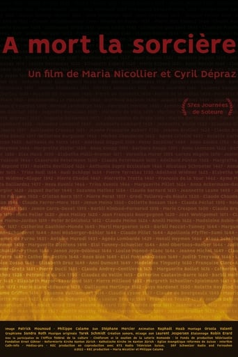 Poster of À mort la sorcière