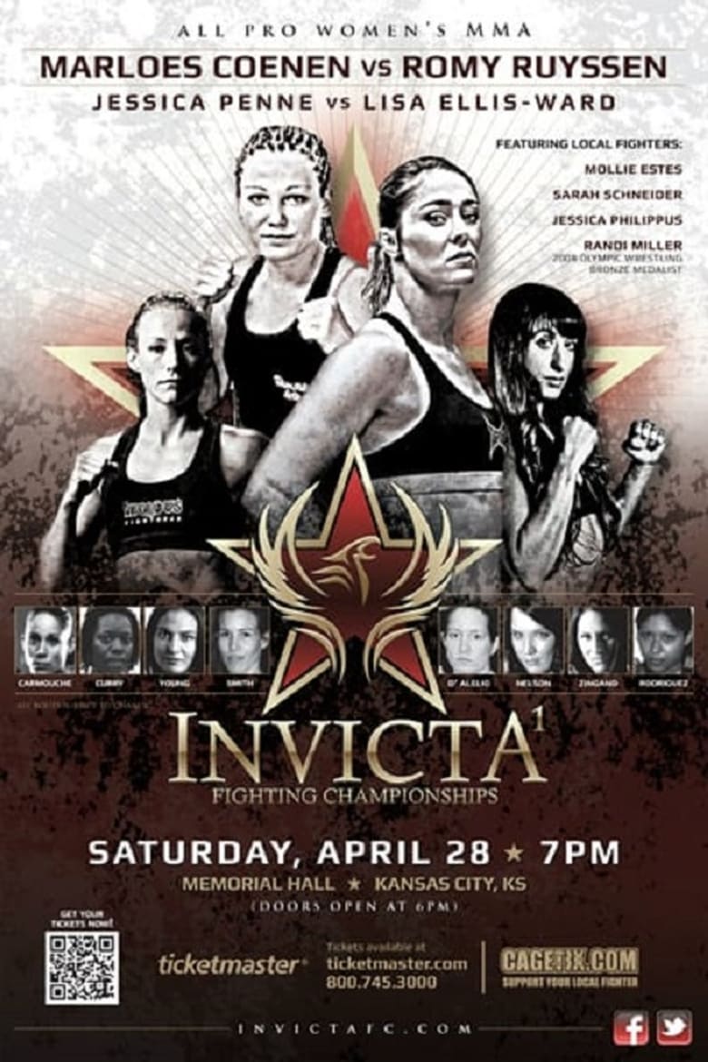 Poster of Invicta FC 1: Coenen vs. Ruyssen