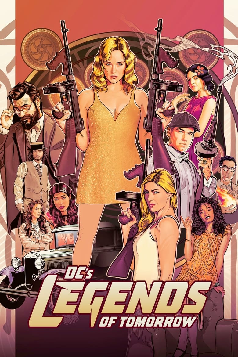 Poster of Cast and Crew in DC's Legends Of Tomorrow - Season 7 - Episode 6 - Deus Ex Latrina